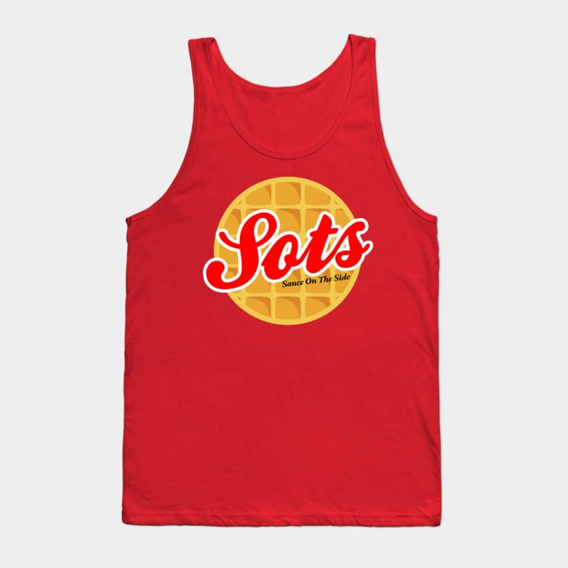 Sauce On The Side "Waffle" Tank Top by Dove Call Records